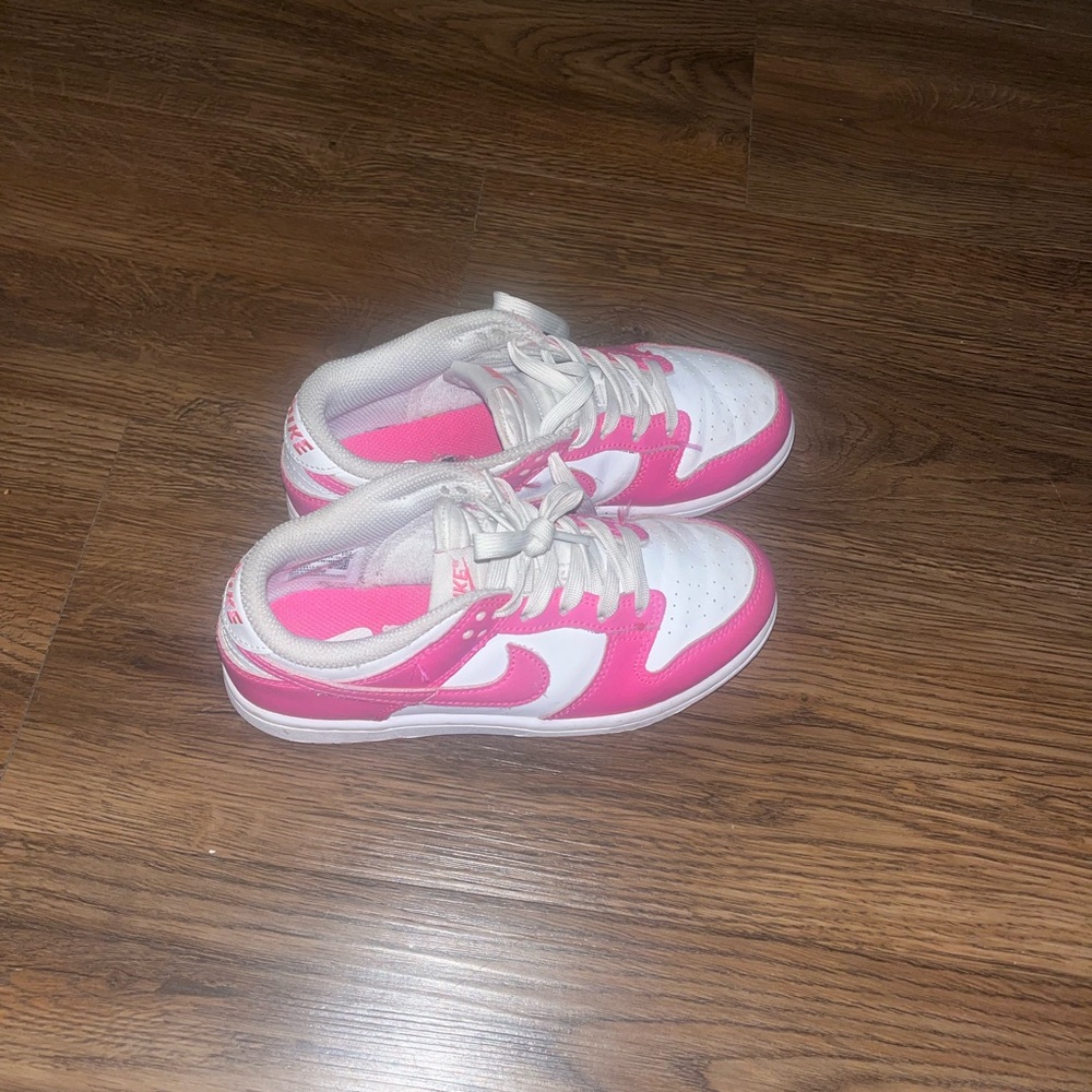Kid’s Pink and White Dunks